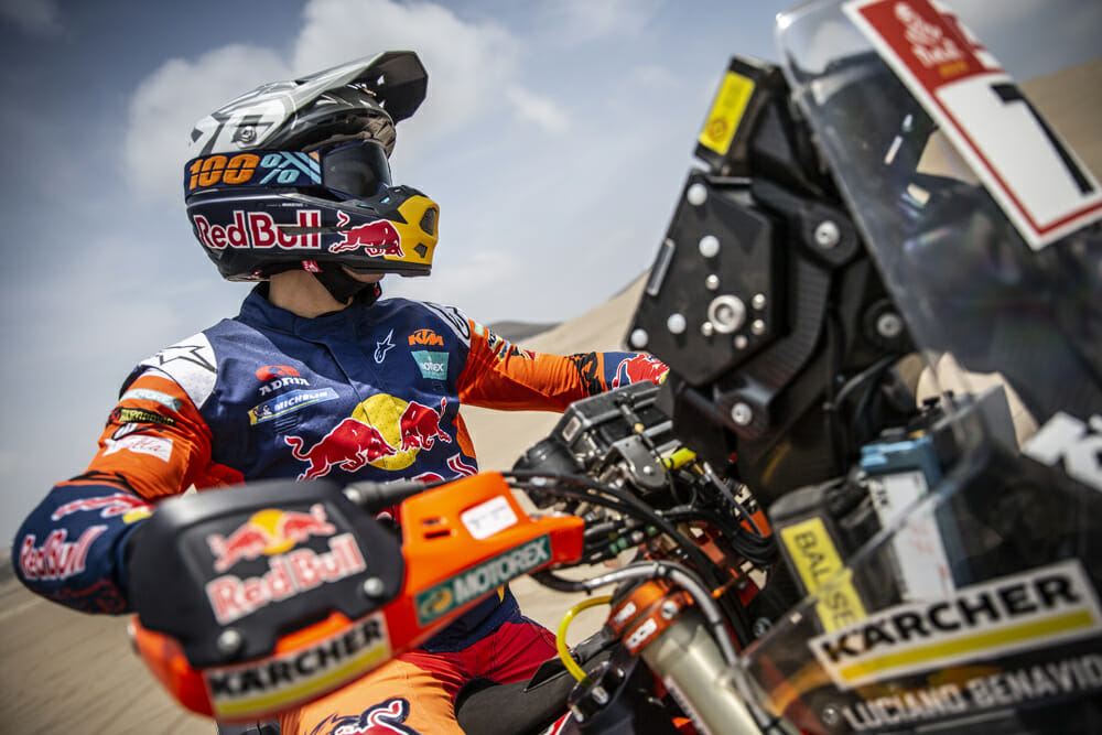 The Red Bull KTM Factory Racing team of Matthias Walkner, Toby Price, Sam Sunderland and Luciano Benavides have safely arrived in Peru to contest the 2019 Dakar Rally.