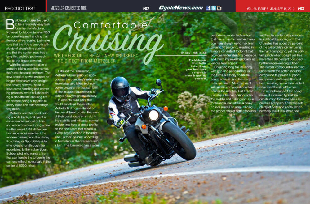 We check out the all-new Cruisetec tire direct from Metzeler.