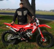 Quiet Warrior Racing's Don Amador with Beta 300 XTrainer