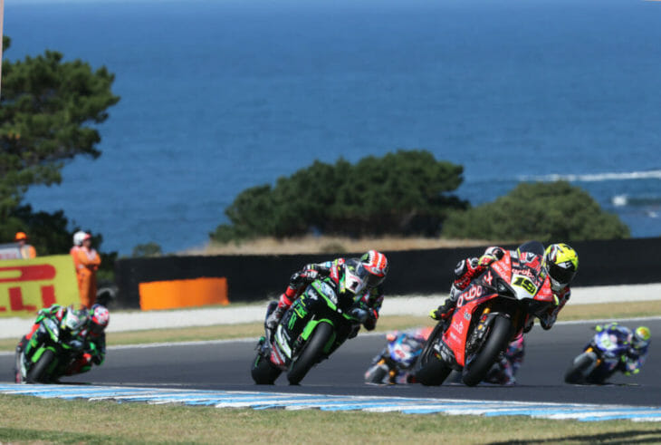 2019 Australia WorldSBK Results, WorldSBK Superpole Race Bautista wins Superpole race