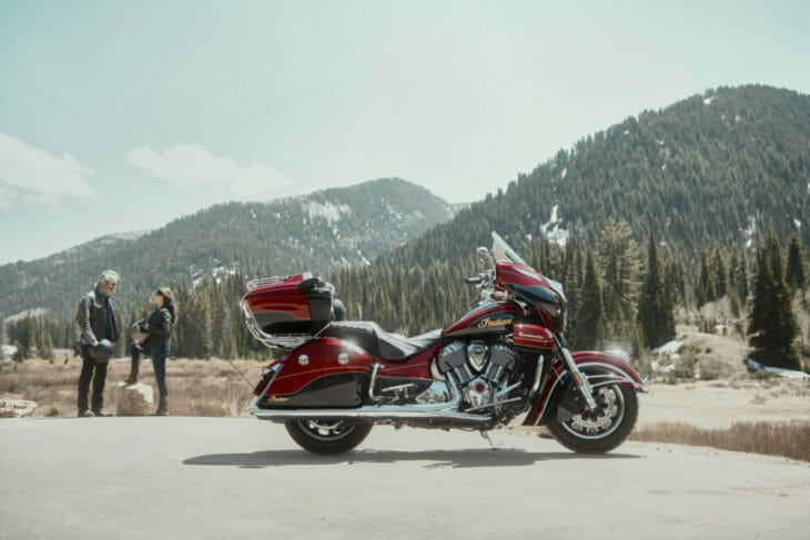 2019 Indian Roadmaster Elite canyon shot