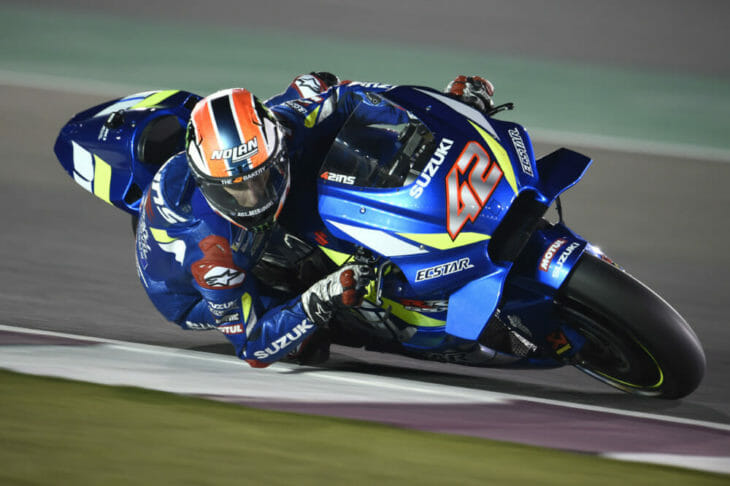 2019 MotoGP Test Results, Day Two, Qatar Rins leads corner