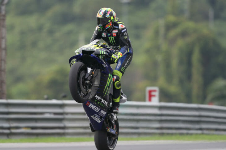 2019 MotoGP Test Results Yamaha Valentino Rossi wheelie 2019 MotoGP Test Results Yamaha Valentino Rossi wheelie