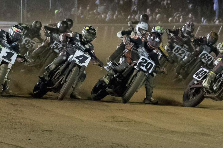 American Flat Track announced today its NBCSN broadcast schedule for its 2019 season Photo Credit: Scott Hunter/American Flat Track