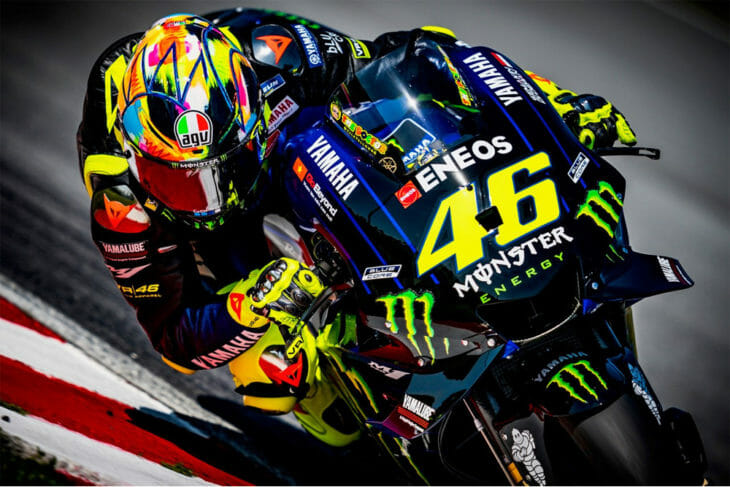 Valentino Rossi Presents the Pista GP R 2019 Winter Test Helmet