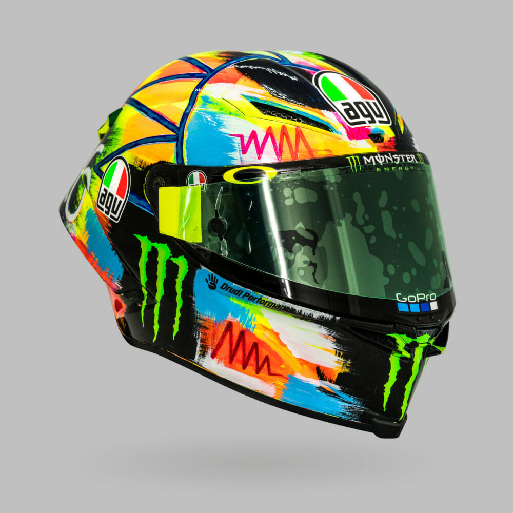 AGV and Valentino Rossi Present the Pista GP R 2019 Winter Test Helmet - Cycle