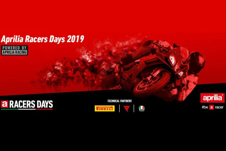 Aprilia USA announces 2019 Aprilia Racers Days program