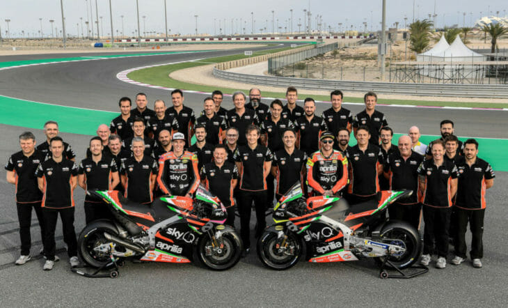 Aprilia Racing Team Gresini Readies for MotoGP