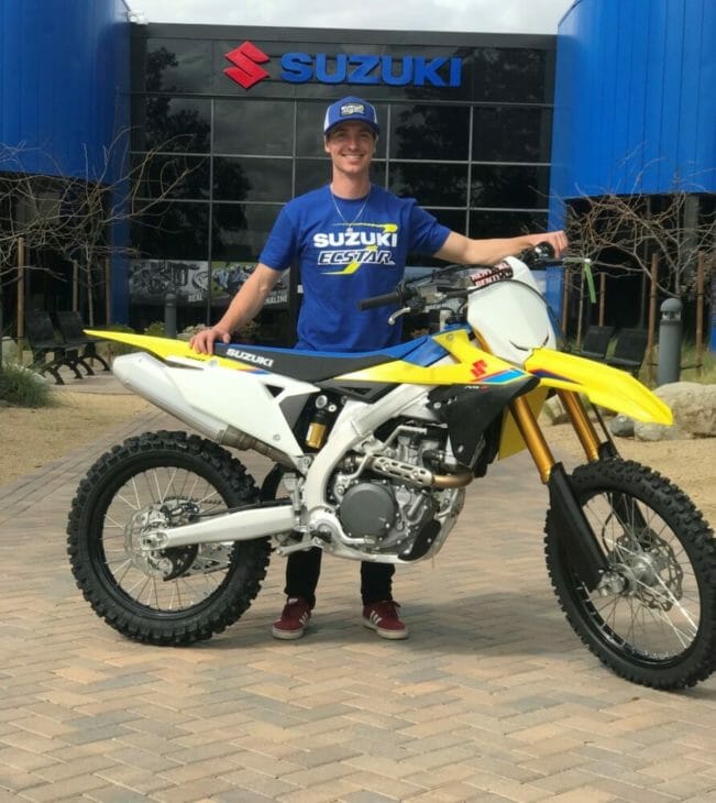 Chad Cose will ride a Suzuki in the 2019 AFT Singles class.