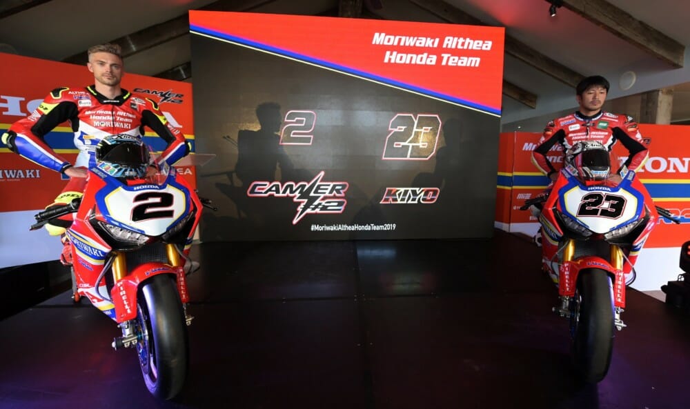 Honda Racing WorldSBK Team Unveil 2019 Colors