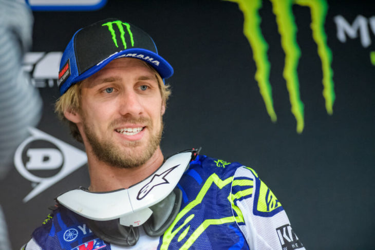 Justin Barcia will sit out the 2019 Atlanta Supercross due to an injury suffered today, Frebruary 27, while training.