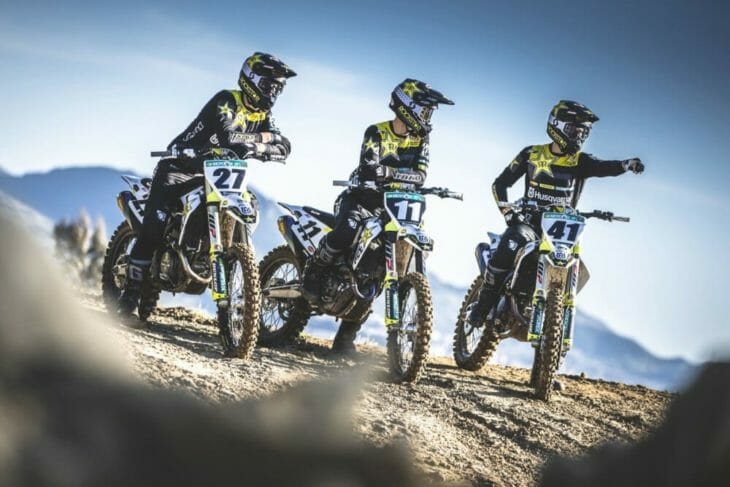 Pauls Jonass, Arminas Jasikonis & Mikkel Haarup - Rockstar Energy Husqvarna Factory Racing