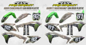 Monster Energy Pro Circuit Kawasaki Race-Winning Plastic from San Diego up for Auction