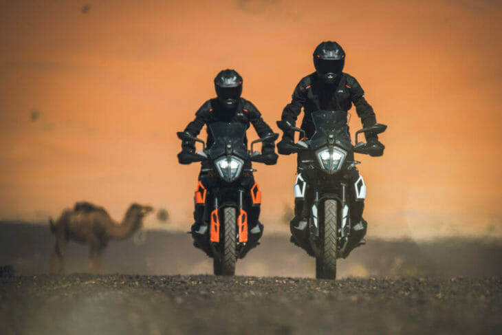 Andreas 2019 KTM 790 Adventure R travel shot