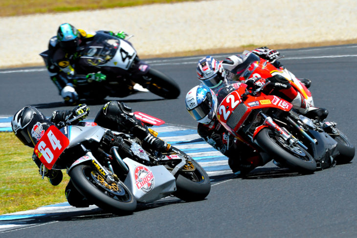 The Island Classic is Australia’s number-one vintage motorcycle-racing event, and this year Team USA came out swinging like never before.