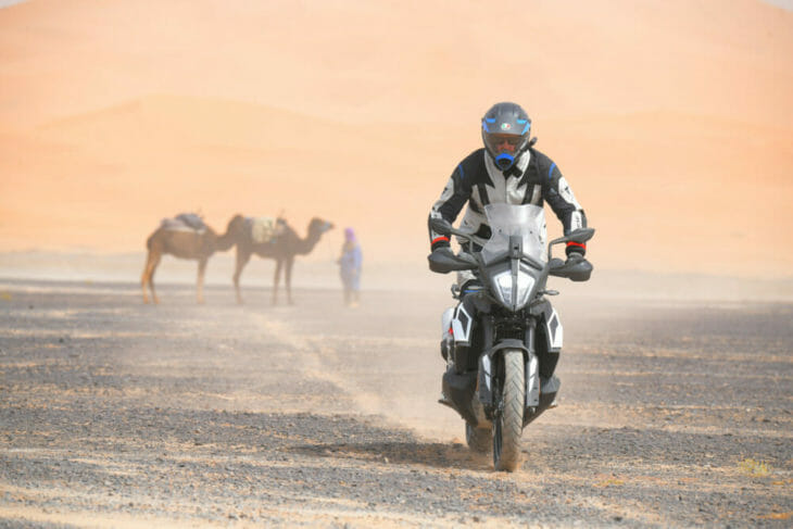 2019 KTM 790 Adventure R camel shot