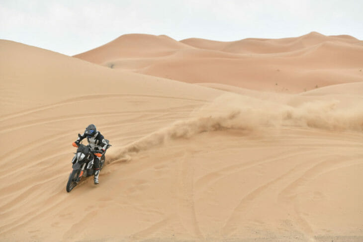 2019 KTM 790 Adventure R dune shot