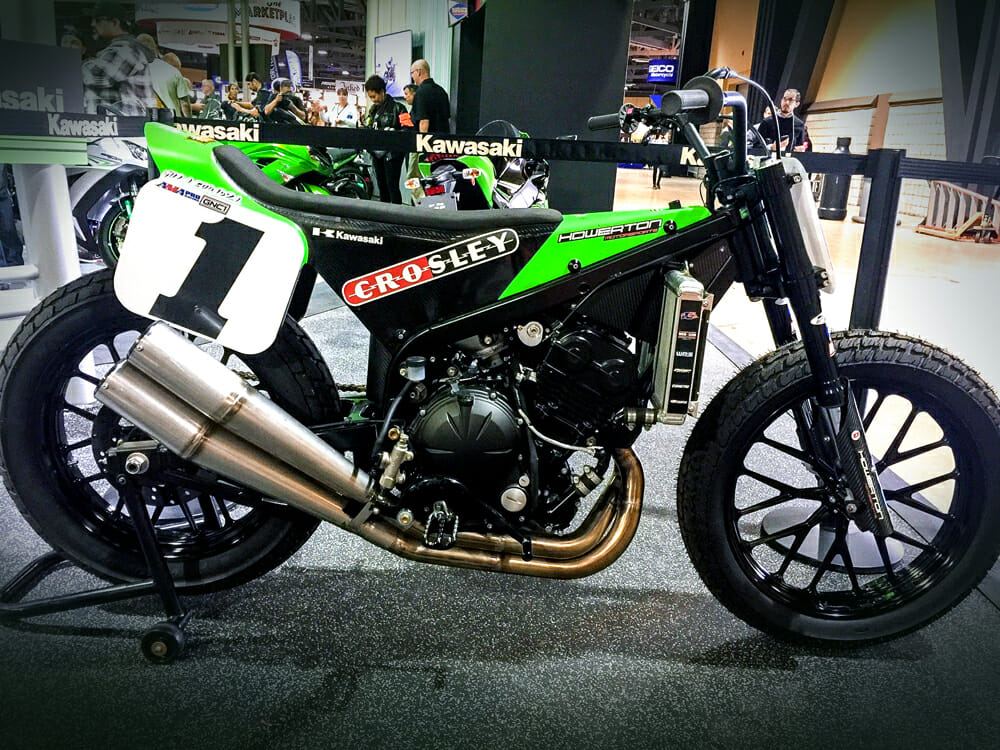 Bryan Smith's Kawasaki race bike from 2016