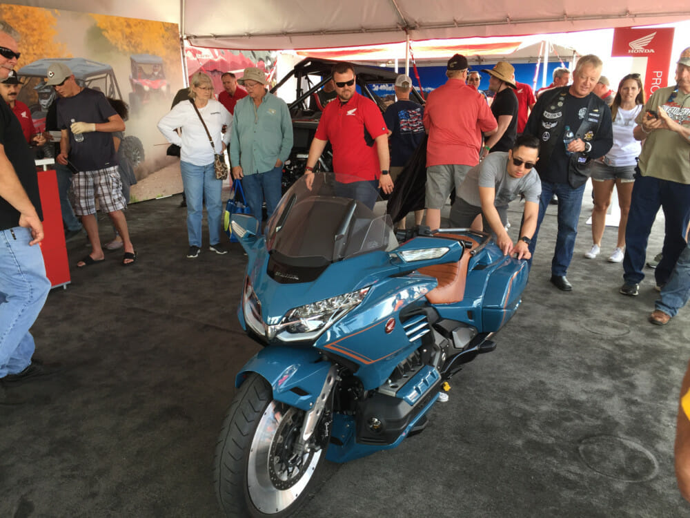 American Honda unveiled a custom-built Gold Wing as a part of its Daytona Bike Week activities.