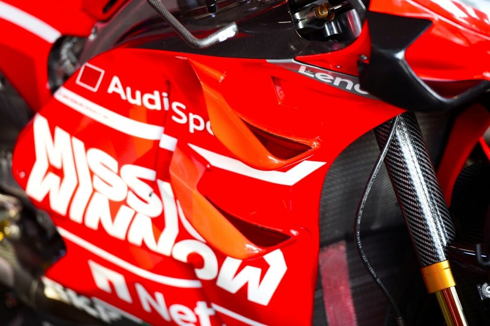 Ducati's wings are back in the news.