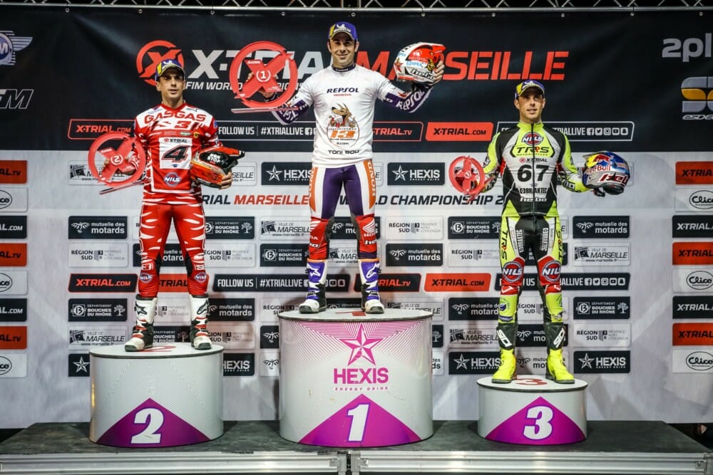 Repsol Honda Team rider Toni Bou has just been proclaimed 2019 FIM X-Trial World Champion