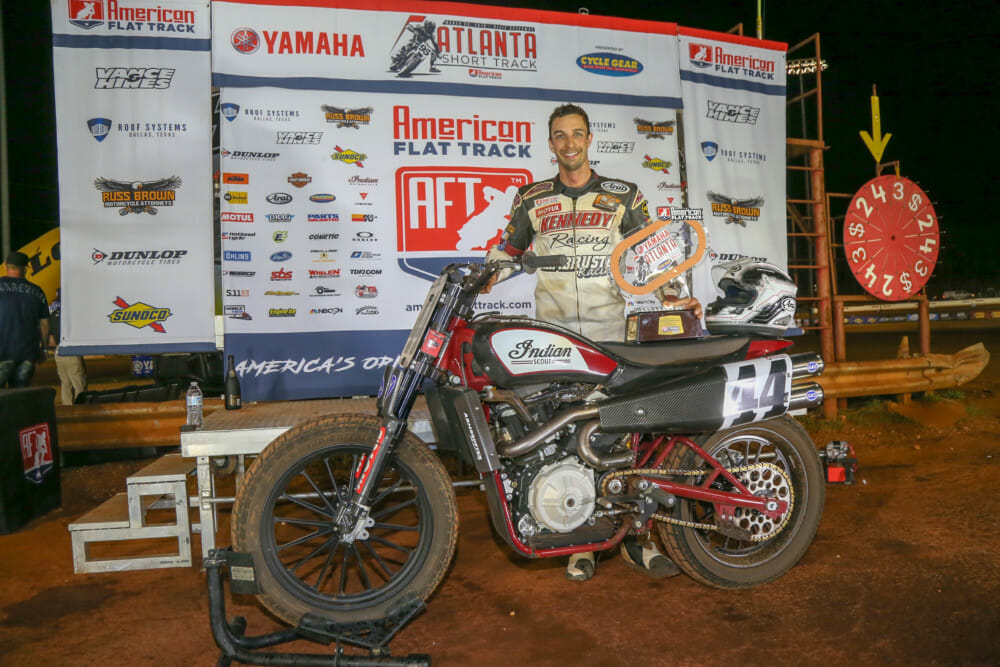 Indian Motorcycle Racing's FTR750 Sweeps Podium at Atlanta Short Track