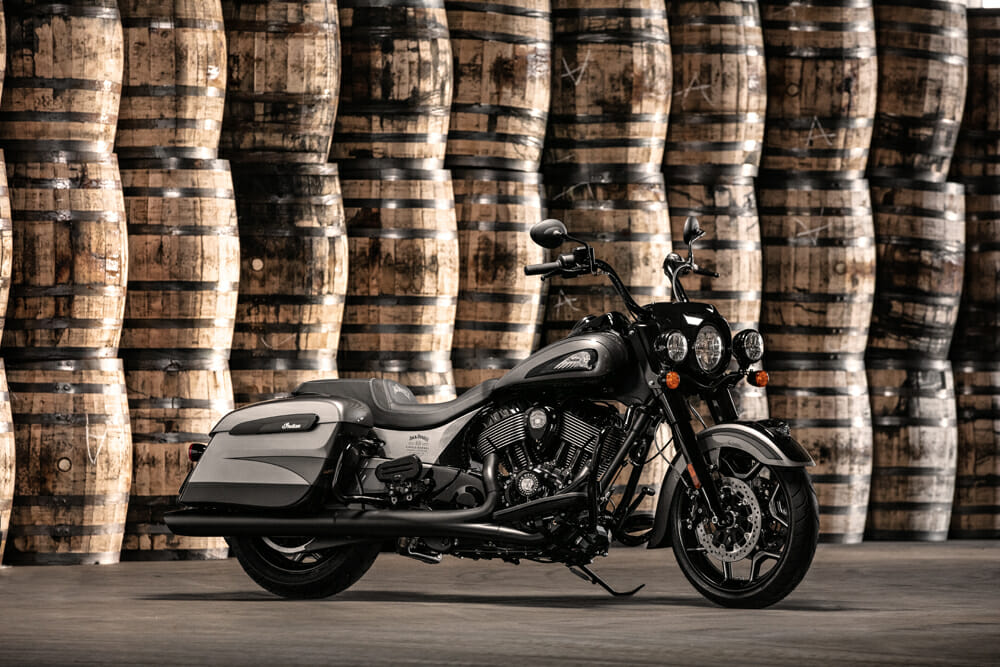 Indian Motorcycle, Jack Daniel's and Klock Werks Kustom Cycles Celebrate American Craftsmanship With Limited Edition Indian Springfield Dark Horse