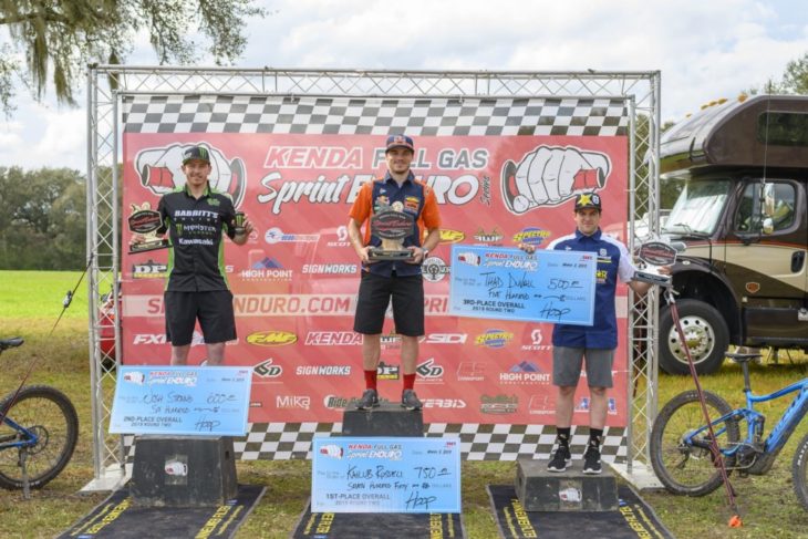 FMF KTM Factory Racing’s Kailub Russell claimed his second-straight victory over the weekend at Round 2 of the 2019 Full Gas Sprint Enduro Series at Moccasin Creek in Blackshear, Georgia.