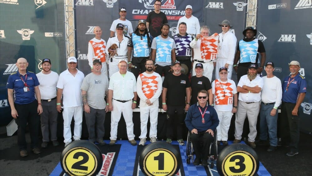 The MotoAmerica crew