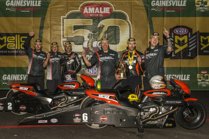 NHRA Pro Stock Motorcycle Gainesville Results 2019