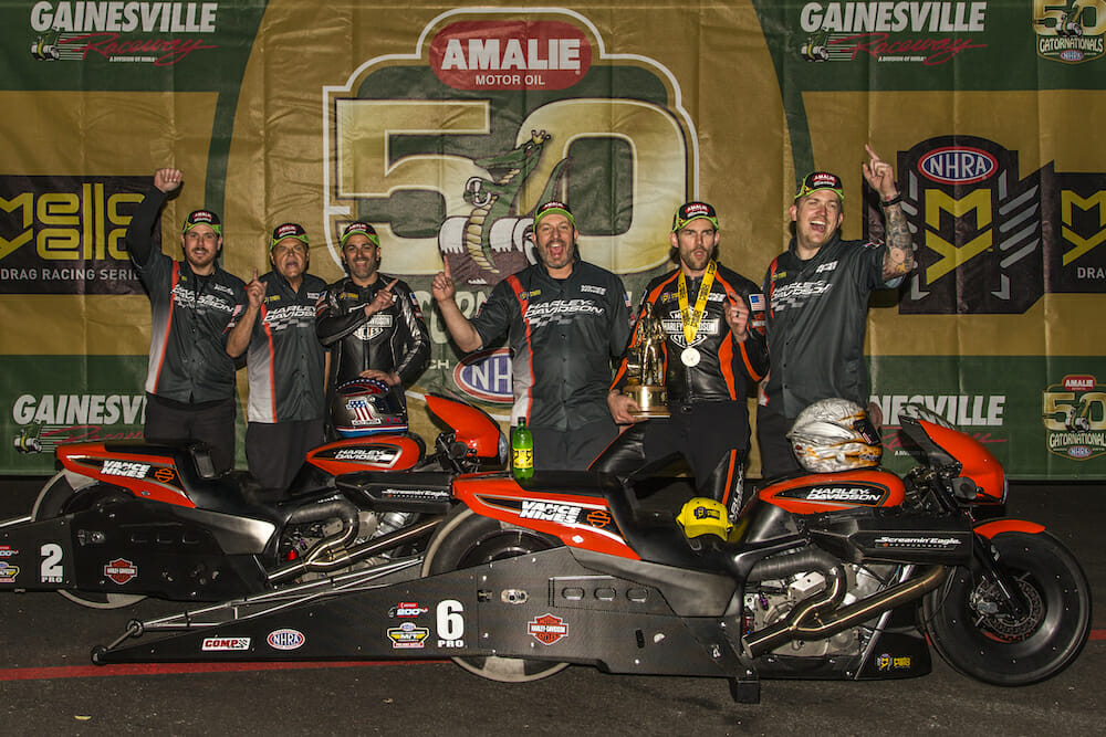 NHRA Pro Stock Motorcycle Gainesville Results 2019 Cycle News