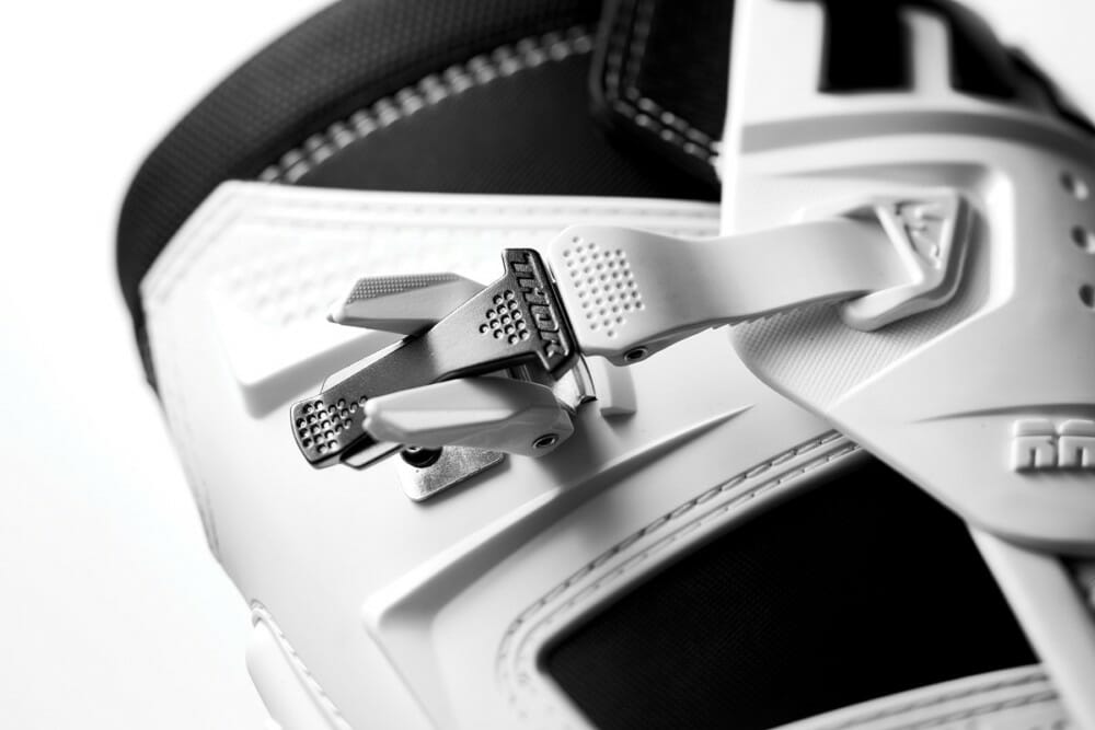 THOR MX Radial boots have a positive-lock buckle system.