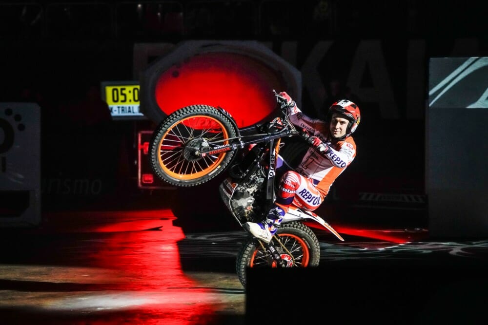 Repsol Honda Team rider Toni Bou has just been proclaimed 2019 FIM X-Trial World Champion