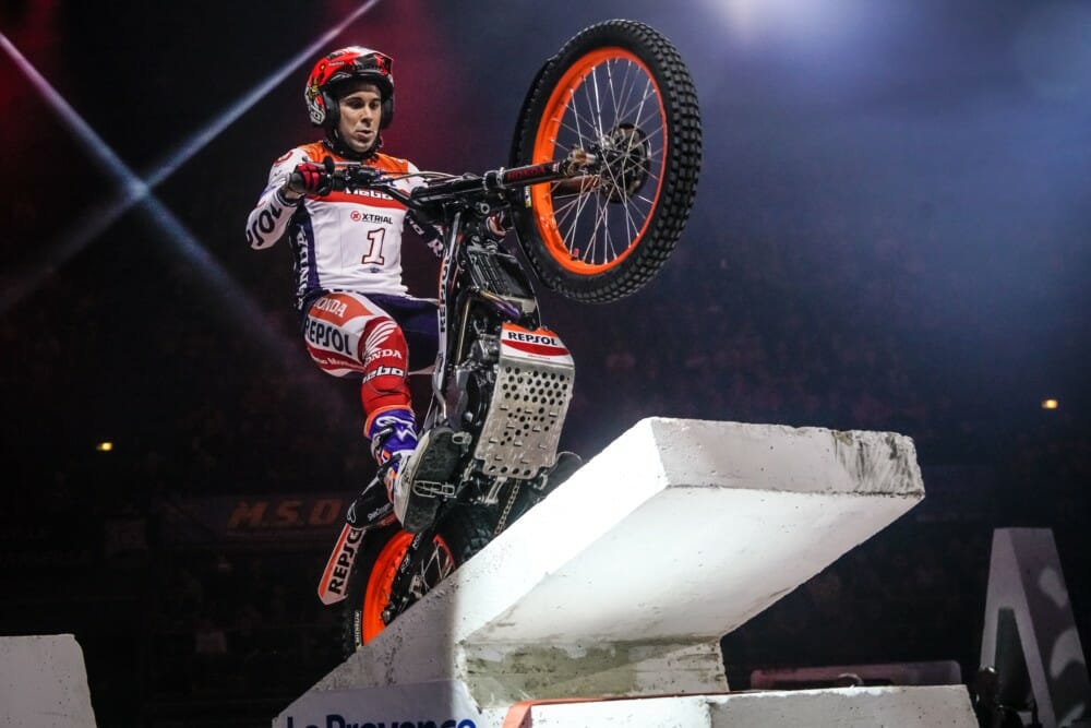 Repsol Honda Team rider Toni Bou has just been proclaimed 2019 FIM X-Trial World Champion