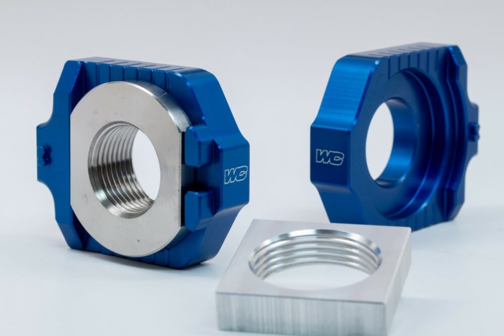 Works Connection Elite Axle Block Kit KTM / Husqvarna OffRoad or Dual Sport Models Cycle News