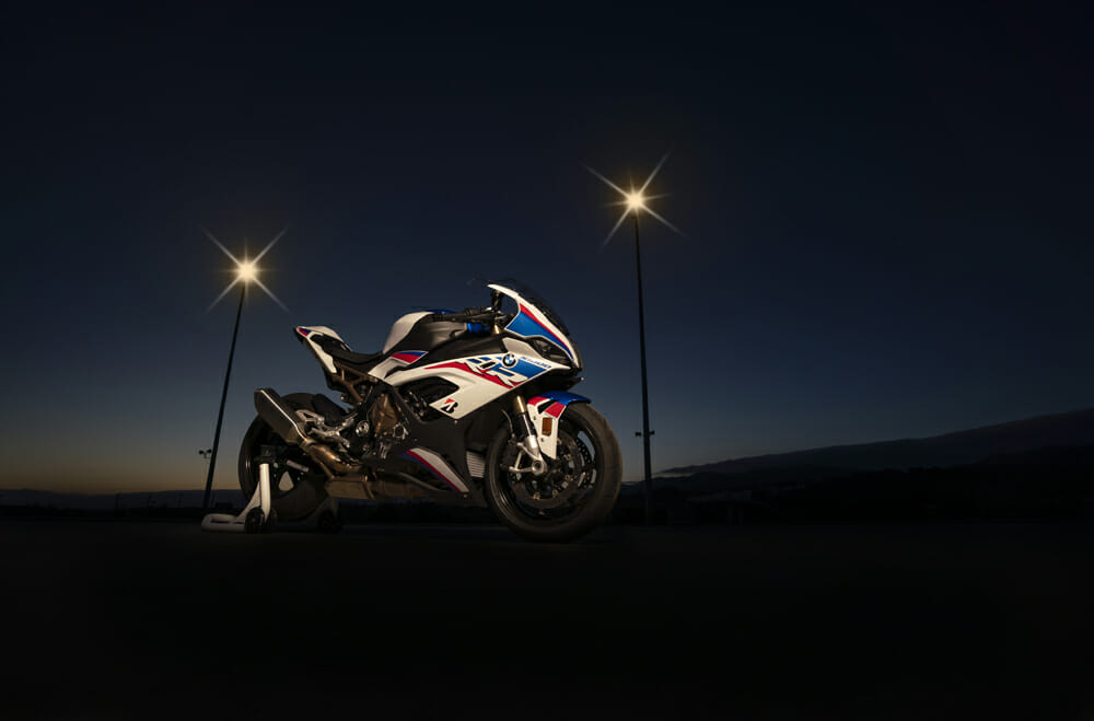 The 2019 BMW S 1000 RR weighs 434.3 pounds.
