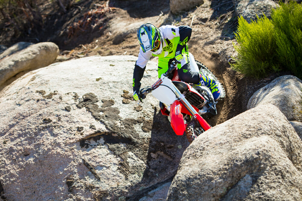 Cycle News reviews the 2019 Honda CRF250RX.