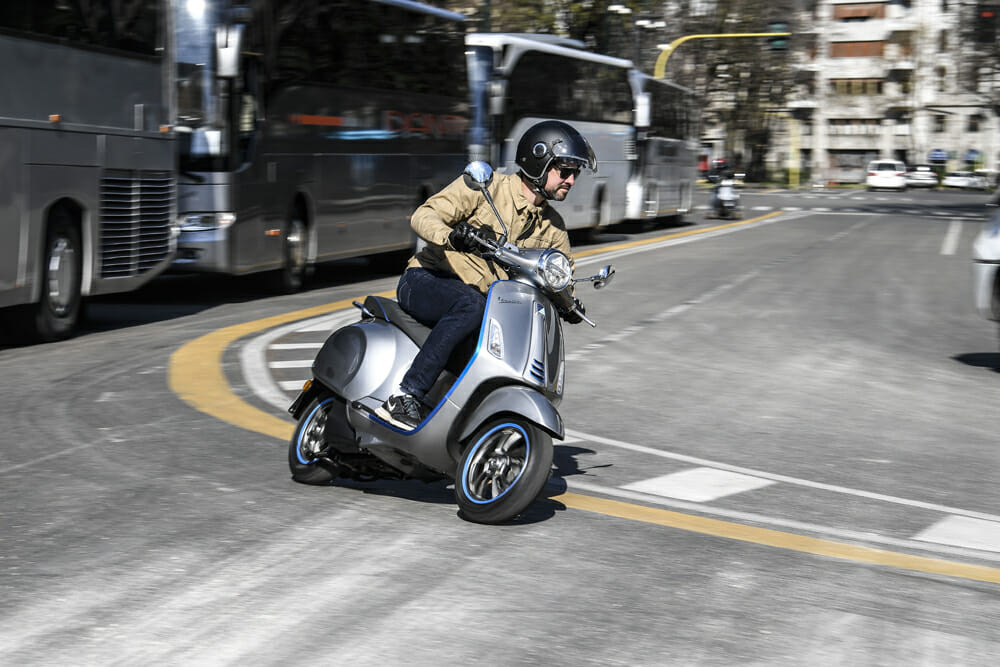 Rennie heads to Milan to test the 2019 Vespa GTS SuperSport and Electtrica