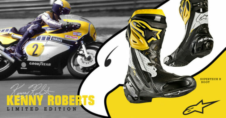Alpinestars Limited Edition Kenny Roberts Sr. Supertech R Race Replica Boots