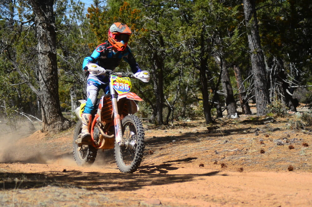 Daiana Trapp (KTM) wins the Women’s B class.