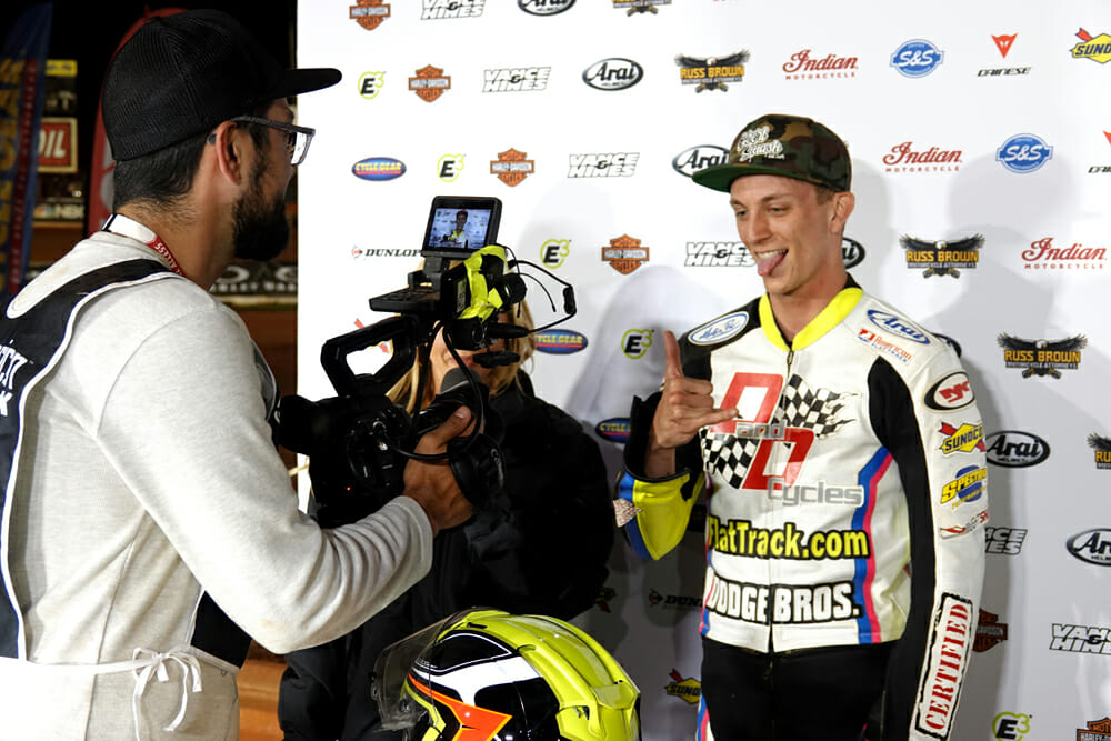 Cycle News catches up with Flat Track Racer Dalton Gauthier at the Atlanta Short Track to find out how he plans to face the future.