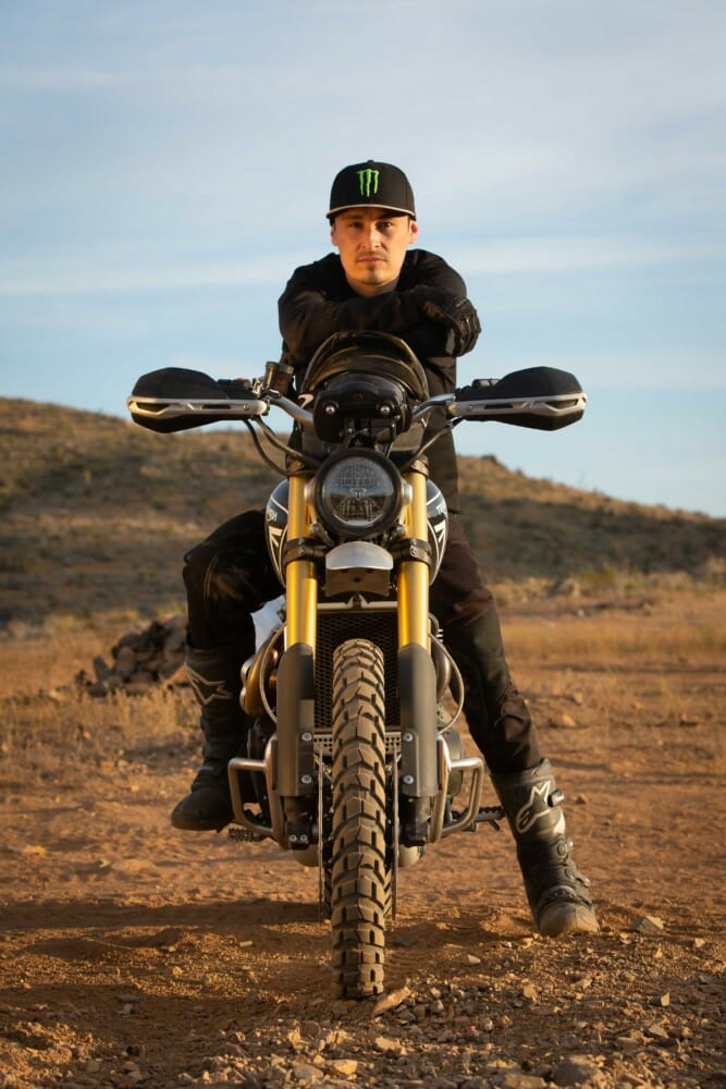 Ernie Vigil To Race Triumph's New Scrambler 1200 XE at the Grueling Mexican 1000