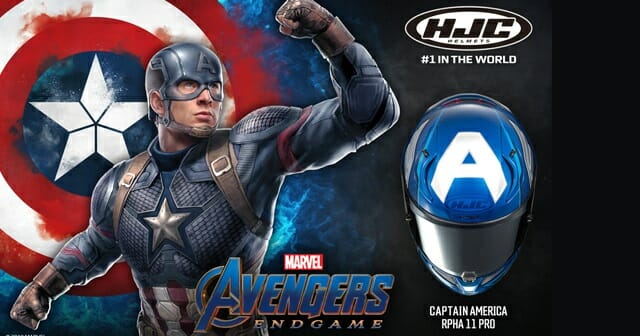 Captain America Returns on a New HJC Helmet Cycle News