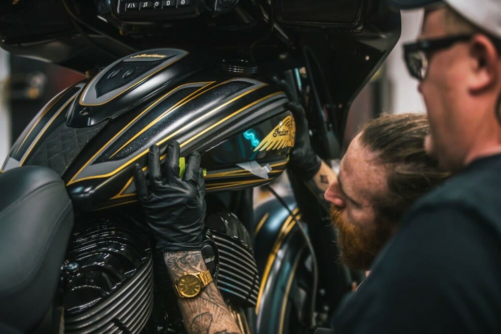 Zac Brown Collective and Indian Motorcycle build a custom bike to benefit Zac Brown’s Non-Profit Organization, Camp Southern Ground