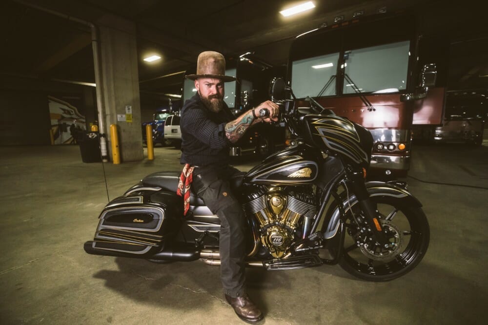 Zac Brown Collective and Indian Motorcycle build a custom bike to benefit Zac Brown’s Non-Profit Organization, Camp Southern Ground