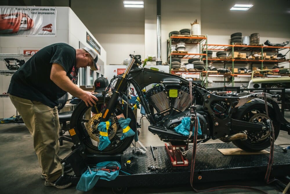 Zac Brown Collective and Indian Motorcycle build a custom bike to benefit Zac Brown’s Non-Profit Organization, Camp Southern Ground