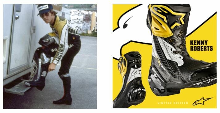 Alpinestars Limited Edition Kenny Roberts Sr. Supertech R Race Replica Boots