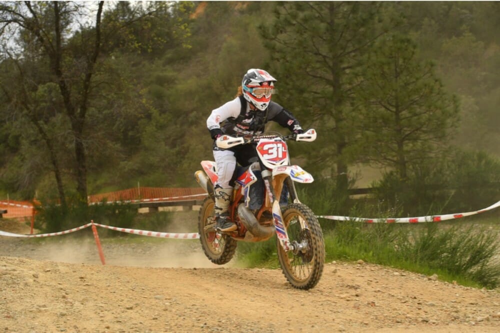 Factory Beta's Morgan Tanke took home the win for the Women Pro class at round 4 and is currently sitting 2nd in points for the 2019 AMA West Hare Scrambles Championship. 