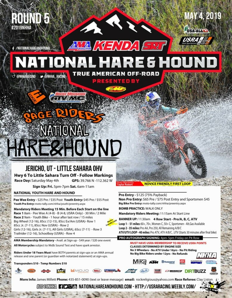 Sage Riders National Hare & Hound
