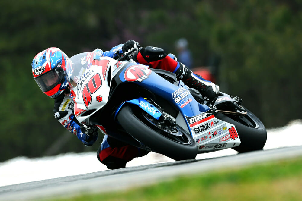 Sean Dylan Kelly got on the podium in his MotoAmerica debut.